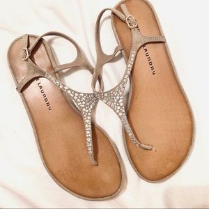 Chinese laundry rhinestone sandals size 8/8.5